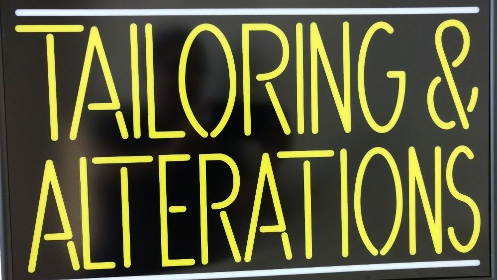 Neon Tailoring & Alterations sign